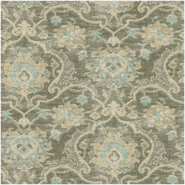 Hiraz/Taupe - Prints Fabric Suitable For Drapery