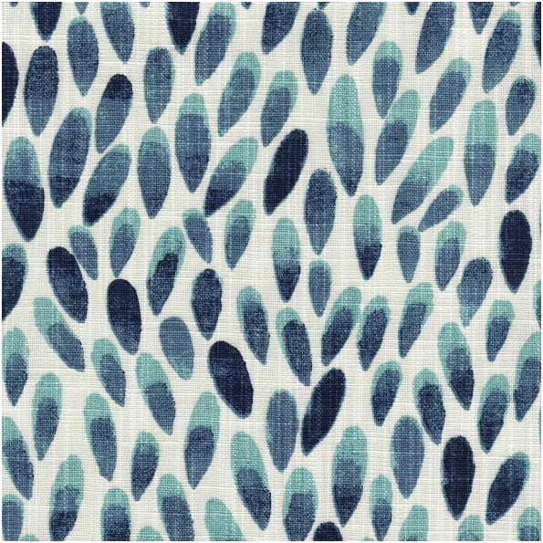 Hotus/Blue - Prints Fabric Suitable For Drapery