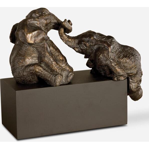 Playful Pachyderms-Figurines & Sculptures