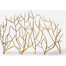 Gold Branches-Fireplace Screen