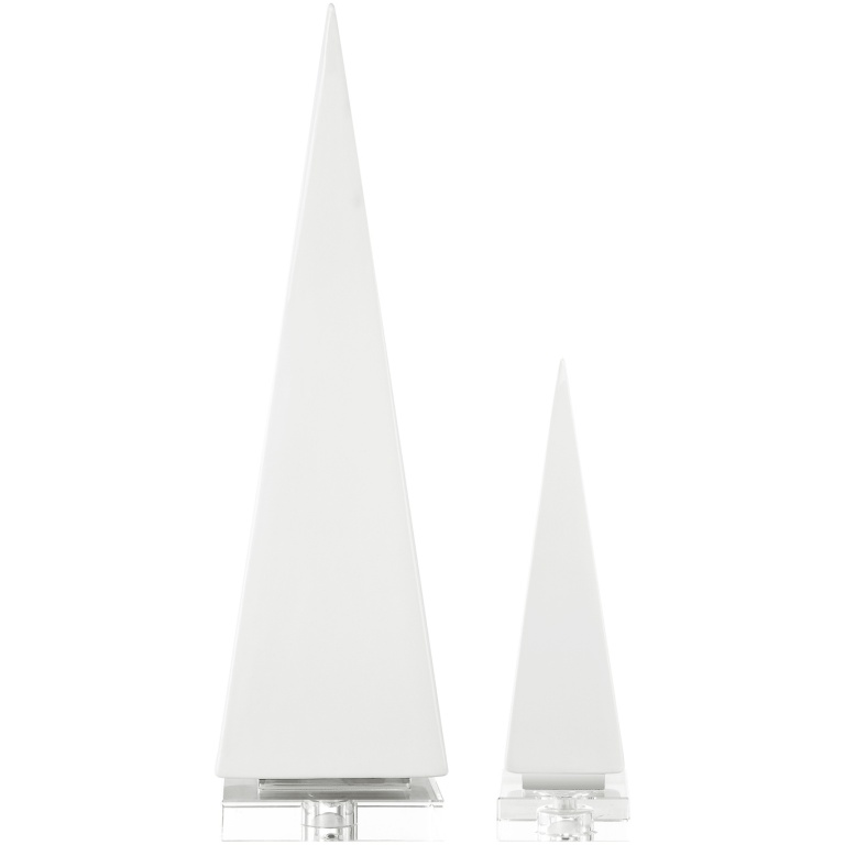 Great Pyramids Sculpture In White