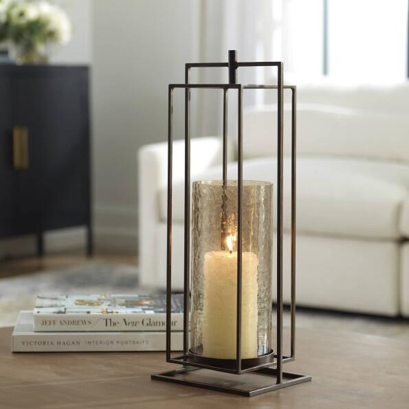 Uttermost Wenman Bronze Candleholder