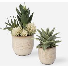Seaside Succulents-Artificial Flowers / Centerpiece