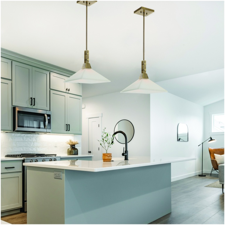 Uttermost Brookdale Industrial 1 Light Pendant