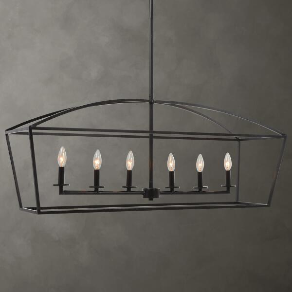 Clayton-Kitchen Island Lights | Linear Pendant | Linear Chandelier