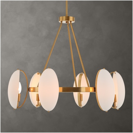 Uttermost Oviform 6 Light Round Chandelier