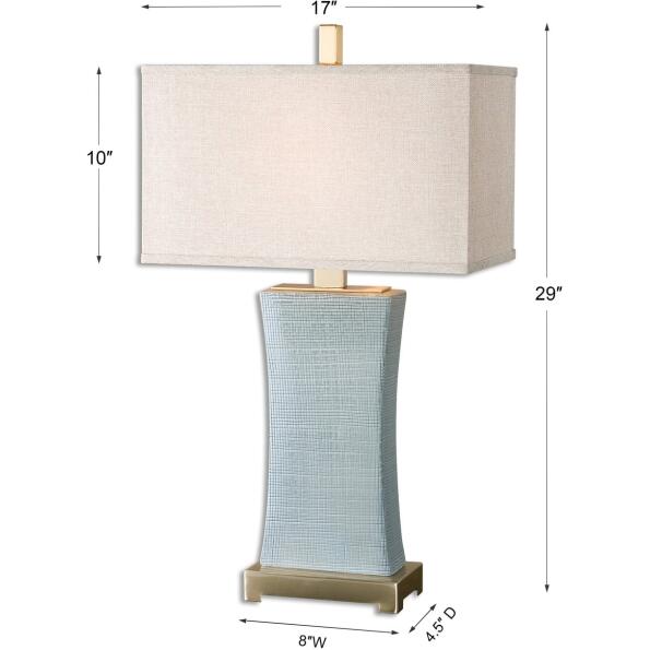 Cantarana Blue Gray Table Lamp