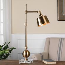Laton-Brushed Brass Task Lamps