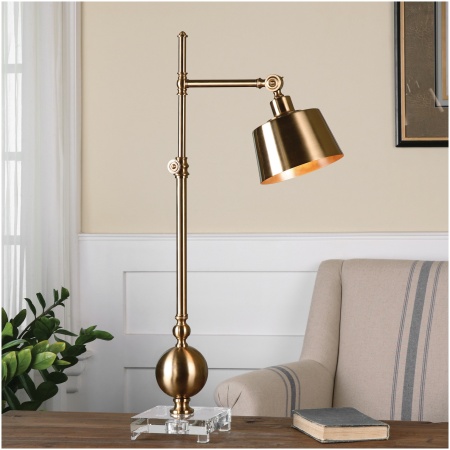 Uttermost Laton Brushed Brass Task Lamp