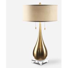 Lagrima-Brushed Brass Lamps