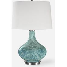Celinda-Blue Gray Glass Lamps