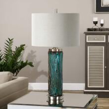 Almanzora-Blue Glass Lamps
