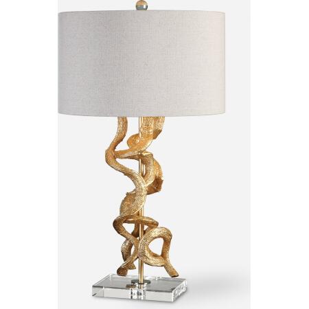 Twisted Vines-Gold Table Lamp