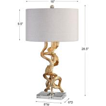 Twisted Vines-Gold Table Lamp