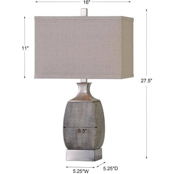 Caffaro Rust Bronze Table Lamp