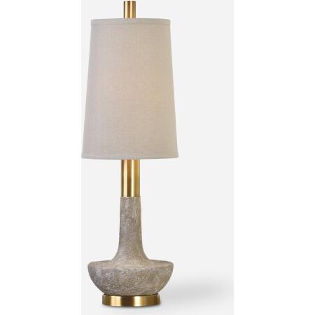 Volongo-Stone Ivory Buffet Lamp