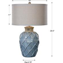 Parterre-Pale Blue Table Lamp