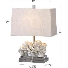 Coral-Coral Sculpture Table Lamp