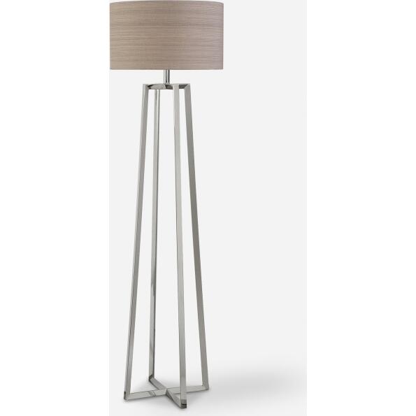 Keokee-Polished Nickel Floor Lamp