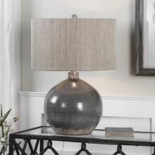 Vardenis-Gray Ceramic Lamp