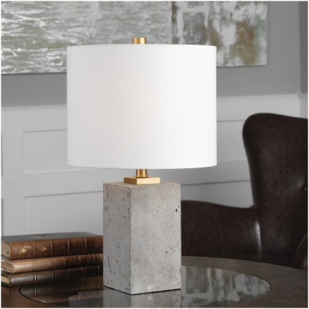 Uttermost Drexel Concrete Block Lamp