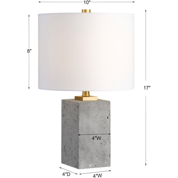 Drexel Concrete Block Lamp