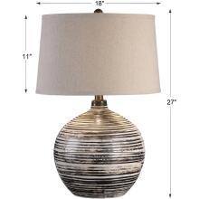 Bloxom-Mocha Ivory Lamp