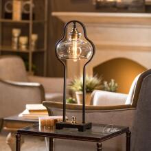 Cotulla-Aged Black Desk Lamp