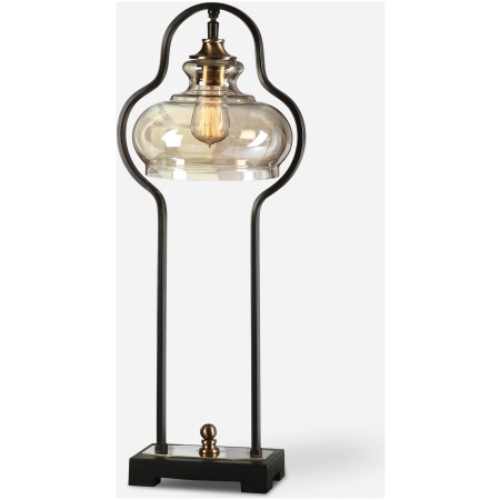 Cotulla-Aged Black Desk Lamp