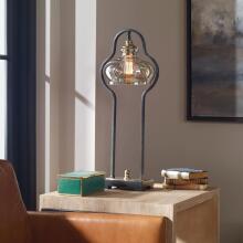 Cotulla-Aged Black Desk Lamp