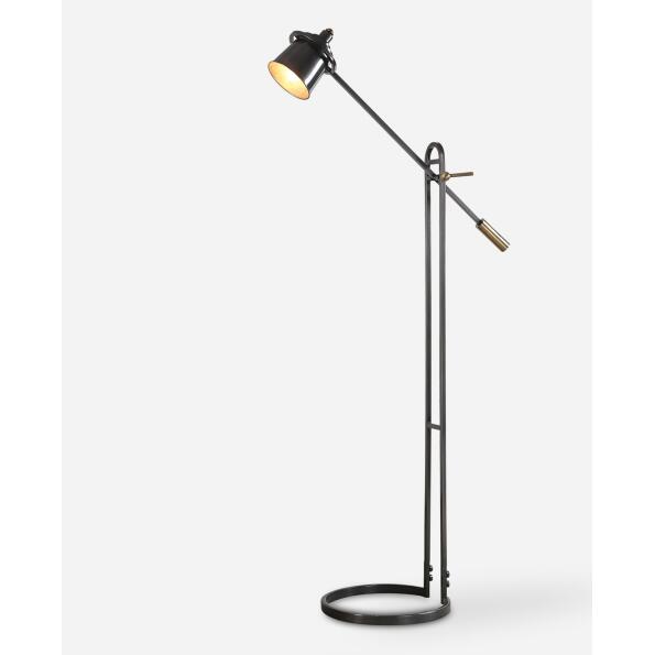 Chisum-Dark Oil Rubbed Bronze Floor Lamp