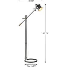 Chisum-Dark Oil Rubbed Bronze Floor Lamp