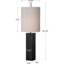 Delaney-Marble Column Accent Lamp