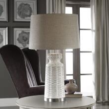 Kansa-Distressed White Table Lamp
