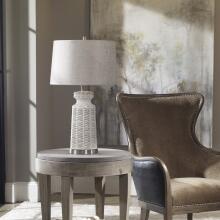 Kansa-Distressed White Table Lamp