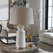 Kansa-Distressed White Table Lamp