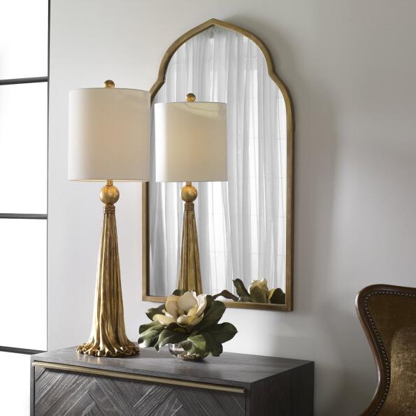 Uttermost Paravani Metallic Gold Lamp