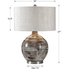 Tamula-Distressed Ivory Table Lamp