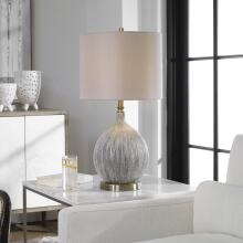 Hedera-Textured Ivory Table Lamp