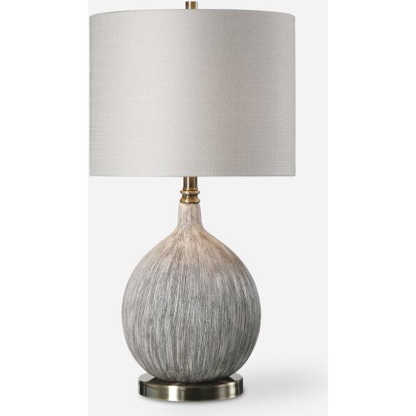 Hedera-Textured Ivory Table Lamp