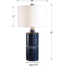 Thalia-Royal Blue Table Lamp