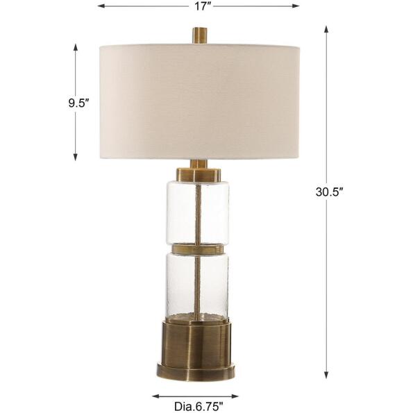 Vaiga Glass Column Lamp