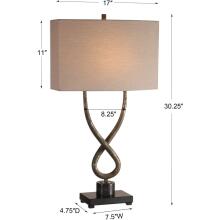 Talema-Aged Silver Lamp