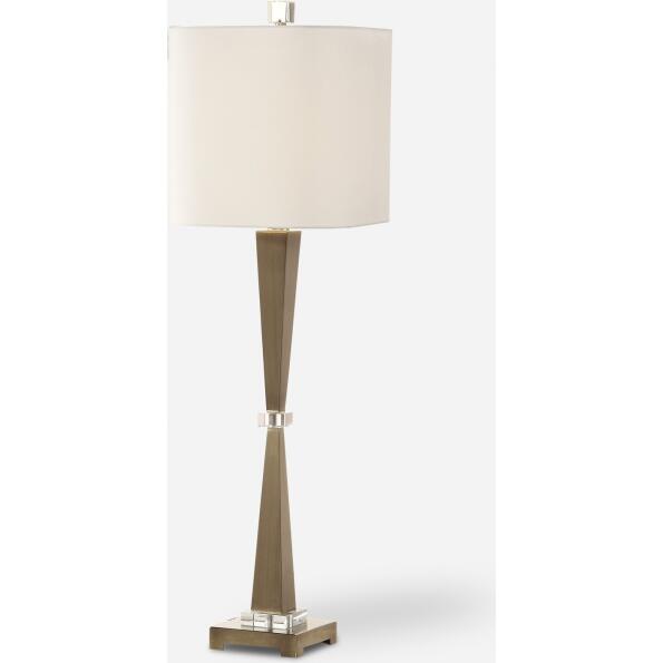 Niccolai-Antiqued Brushed Nickel Lamp