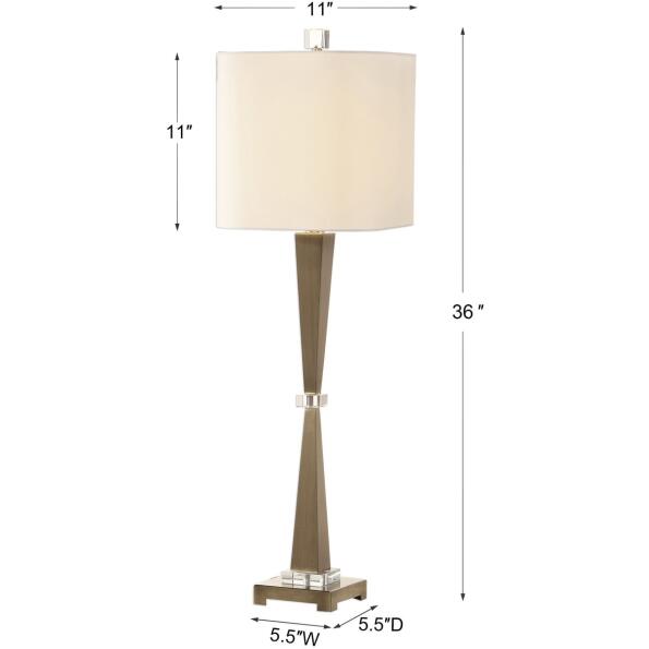 Niccolai Antiqued Nickel Lamp