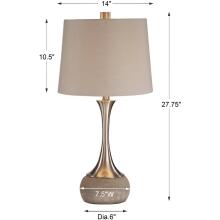 Niah-Brushed Nickel Lamp