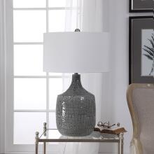 Felipe-Distressed Gray Table Lamp