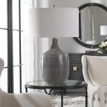 Felipe-Distressed Gray Table Lamp