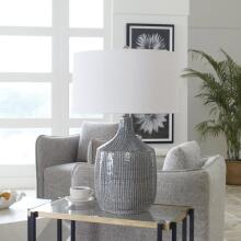 Felipe-Distressed Gray Table Lamp