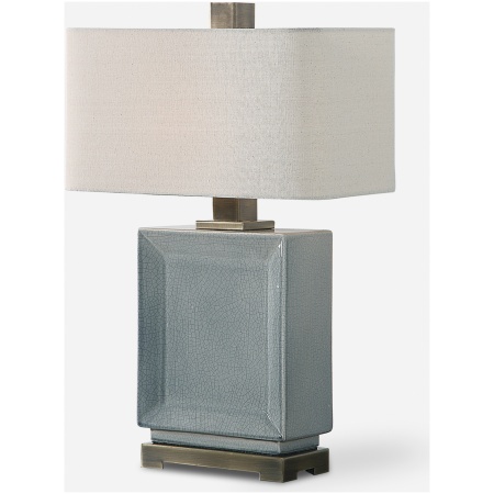 Abbot-Crackled Gray Table Lamp